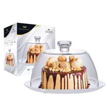 Boleira White com Tampa Opaline em Vidro Ø25cm - Ruvolo Boleira White com Tampa Opaline em Vidro Ø25cm - Ruvolo