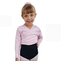 Bolero Ballet Casaquinho Ritmus Transpassado Poliamida Infantil