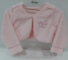 Bolero Casaco Pelo Luxo Paraiso Bebê Menina Inverno 14695
