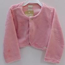 Bolero Casaquinho Luxo Bebê Menina Inverno Katita Kids 27162