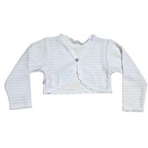 Bolero infantil feminino em trico com brilho festa casamento formatura