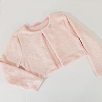 Bolero Luxo Infantil Fleece em Pelúcia Gabriela Aquarela Inverno Menina 231007