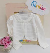 Bolero Luxo Menina Paraiso Moda Infantil Tam 1 2 3 4 Rf 9935