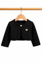 Bolero menina Kaiani preto Bolero menina Kaiani preto
