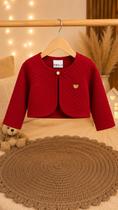 Bolero menina Kaiani vermelho Bolero menina Kaiani vermelho