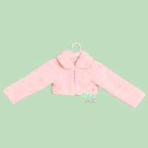 Bolero Menina Petit Cherie em Pelo Sintético na cor Rosa