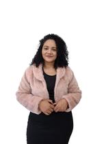 Bolero Pelo Ecológico Manga Longa Luxo Casamento