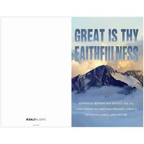 Boletins de Igreja SALT & LIGHT 100 unidades 22x14 cm