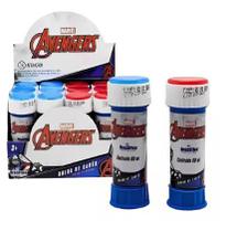 Bolha de Sabao Caixa C/12 Unidades 60ml Avengers - Brasilflex