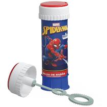 Bolha de sabao com jogo homem aranha 60ml brasilflex