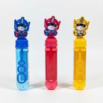 Bolha de Sabão Mecha Bubble Unidade com Sabão Especial e Tampa de Robô