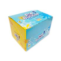 Bolha de sabão Pop Bubble com 12 unidades, infantil, atóxica e perfumada