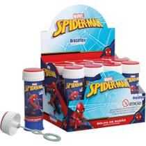 Bolha de Sabão Spider MAN 60ML com Jogo - Caixa com 12 Unidades
