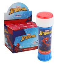 Bolha de sabao spider man c/jogo 12 unidades - BRASILFLEX