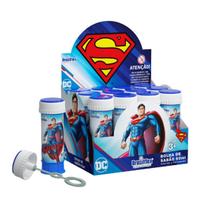 Bolha De Sabão Super Man Super Homem DC Liga da Justiça kit 24u