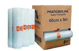 Bolha Fracionada 40Cm X 5 Metros (40Micras) Caixa Com 20