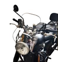 Bolha parabrisa alta alongada corta vento Triumph Speed Twin 900 Street Twin Bolha parabrisa alta alongada corta vento Triumph Speed Twin 900 Street Twin