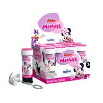 Bolha Sabão Personagem Minnie Disney Lembrancinha Com Jogo 1un