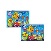 Bolha Sabão Super Bubble com Jogo Fundo do Mar Cx 24 Unid