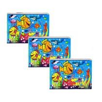 Bolha Sabão Super Bubble com Jogo Fundo do Mar Cx 36 Unid Bolha Sabão Super Bubble com Jogo Fundo do Mar Cx 36 Unid