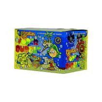 Bolha Sabão Super Bubble com Jogo Pirata Cx 12 Unid