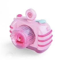 Bolha soprando brinquedos bolha mágica câmera brinquedo luz brinquedo automático arma de bolha menina coração fada vara câmera de música rosa