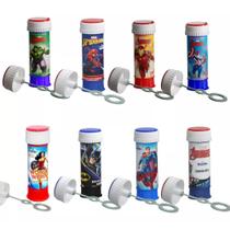 Bolhas De Sabão Infantil Marvel Vs Dc Com Jogo Na Tampa