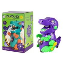 Bolhas de Sabão Som e Luz Dinossauro Verde ou Roxo - toy king