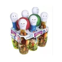 Boliche Brinquedo Infantil Super Resistente 6 Pinos 2 Bolas - BrinqueMix