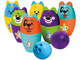 Boliche de Brinquedo 737 Bolibichos - 8 Peças Tateti Boliche de Brinquedo 737 Bolibichos - 8 Peças Tateti