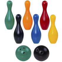 Boliche de plástico Bolichão com 6 pinos e 2 bolas 43 cm Boliche de plástico Bolichão com 6 pinos e 2 bolas 43 cm