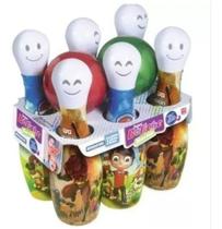 Boliche Infantil Brinquedo Super Resistente 6 Pinos 2 Bolas - Brinquemix