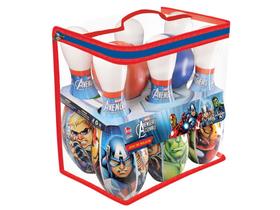Boliche Infantil Marvel Avengers Assemble 8 Peças - Lider Brinquedos