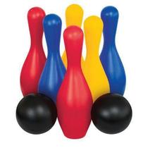 Boliche Infantil Mini Criança Com 6 Pinos E 2 Bolas Plástico