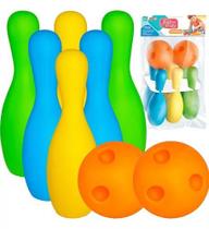 Boliche Macio Vinil Jogo Bebê Brinquedo Educativo Infantil
