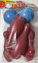 Boliche mania com 6 pinos e 2 bolas - Le Plastic Boliche mania com 6 pinos e 2 bolas - Le Plastic