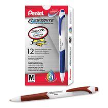 Bolígrafo Pentel GlideWrite Punta Media 1.0 mm Tinta Marrón Paquete de 12 Bolígrafo Pentel GlideWrite Punta Media 1.0 mm Tinta Marrón Paquete de 12