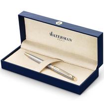 Bolígrafo Waterman Hémisphère Acero Inoxidable con Detalles en Oro