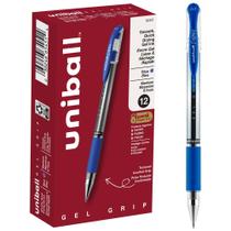 Bolígrafos de Gel Uni-Ball Gel Grip 0,7 mm Tinta Azul Paquete de 12 Bolígrafos de Gel Uni-Ball Gel Grip 0,7 mm Tinta Azul Paquete de 12