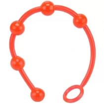 Bolinha Anal Vermelha conjunto de 5 bolinhas - Ktoy