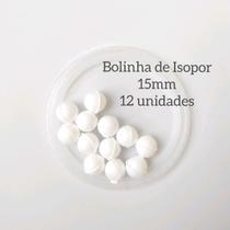 Bolinha/Bola de isopor 25mm c/12 Unidades