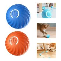Bolinha Brinquedo Inteligente Para Pet Cachorro Gato Bola Interativa Automática Vibratória Movimento