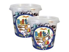 Bolinha de Chocolate Bolibol Ki Kakau C/ aprox 65unid - 2 Potes