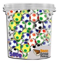Bolinha de Futebol de Chocolate para Festas, 1 Pote