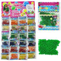 Bolinha de gel orbeez cresce na agua seven clour crystal ball com 24 saquinhos - Top Mix