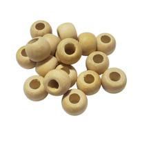Bolinha De Madeira Natural Chata 14 mm Conta Artesanato