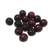 Bolinha De Madeira Natural Conta Artesanato Olho 16 mm pintado