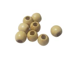 Bolinha De Madeira Natural Conta Artesanato Olho 18 mm