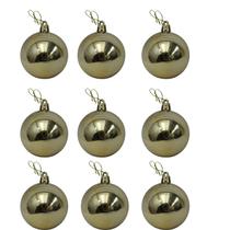 Bolinha de Natal Lisa c/ 9 Peças 6cm- Multiart Bolinha de Natal Lisa c/ 9 Peças 6cm- Multiart