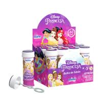Bolinha de Sabão Princesas Disney Bolhas de Sabão 12 Potes